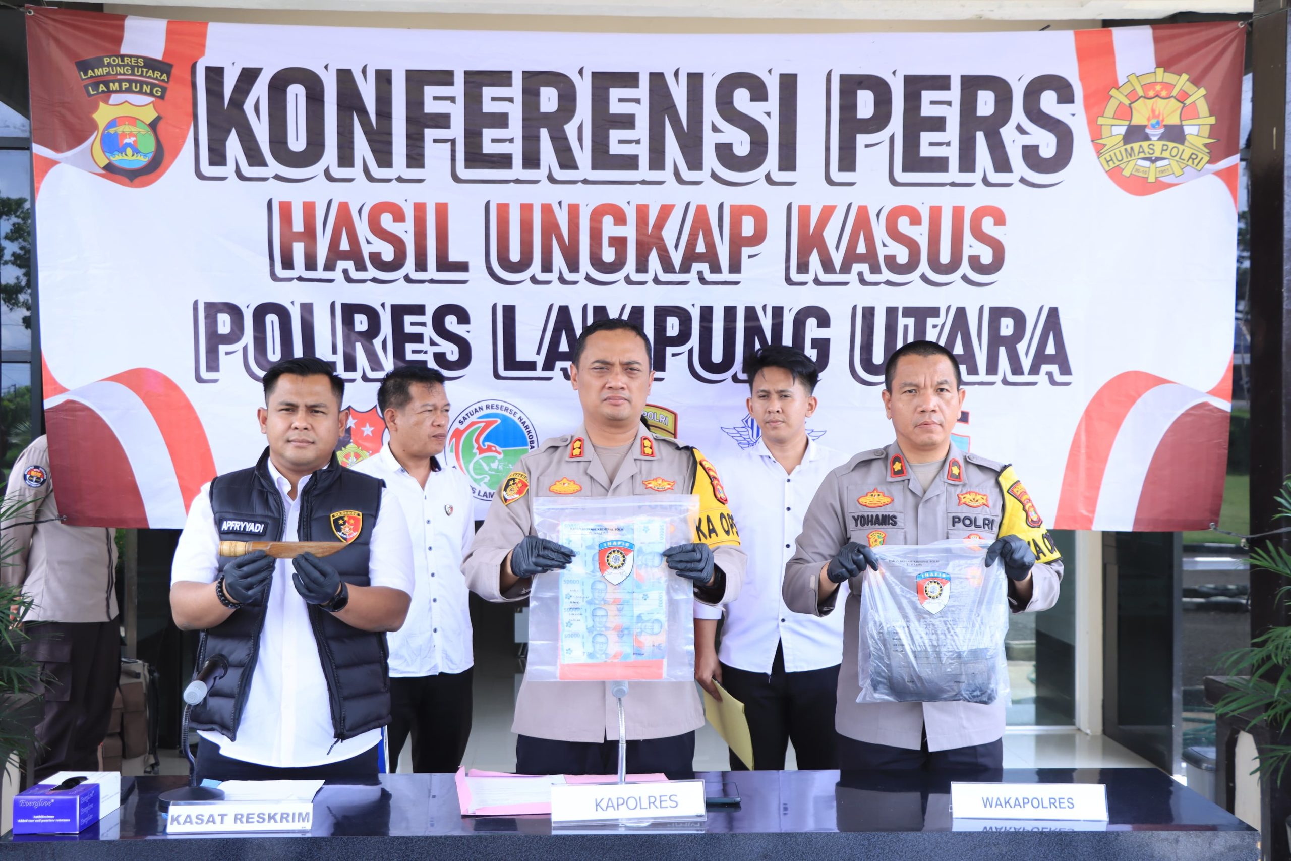 Polres Lampung Utara Amankan Pelaku Pungli