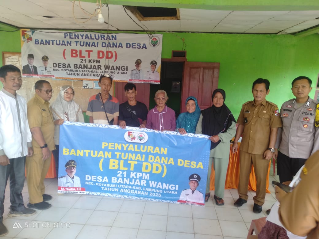 21 (KPM) Keluarga Penerima Manfaat, Terima BLT DD 