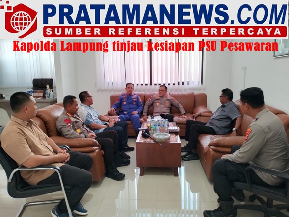 Kapolda Lampung tinjau kesiapan PSU Pesawaran