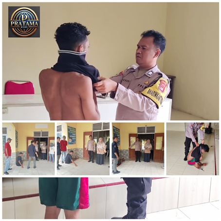 Polsek Terbanggi Besar Amankan 1 Orang ODGJ 