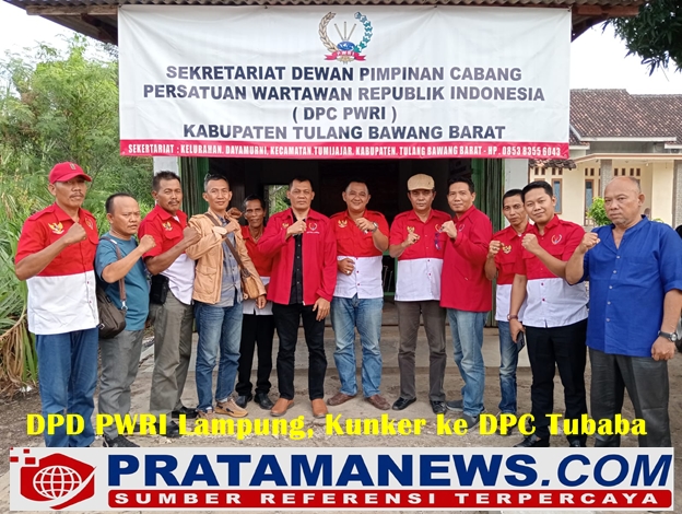Pengurus DPD PWRI Lampung, Lakukan Kunker ke DPC PWRI Kabupaten Tubaba