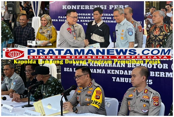 Kapolda Lampung Dukung Program Pemutihan Pajak