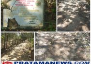 Diduga Jalan Rigid Beton 2023 di Desa Sukajaya Rusak