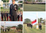 Polres Lampung Utara menggelar Upacara Peringatan Hari Kemerdekaan Republik Indonesia (RI) Ke-80 Tahun 2025 di lapangan Mapolres setempat, Minggu (17/08/25).