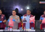 Direktorat Tindak Pidana Narkoba Bareskrim Polri menggelar konferensi pers terkait pengungkapan kasus kepemilikan ratusan ribu butir ekstasi yang ditemukan dalam sebuah kecelakaan lalu lintas di Jalan Tol KM 136B Sumatera–Lampung.