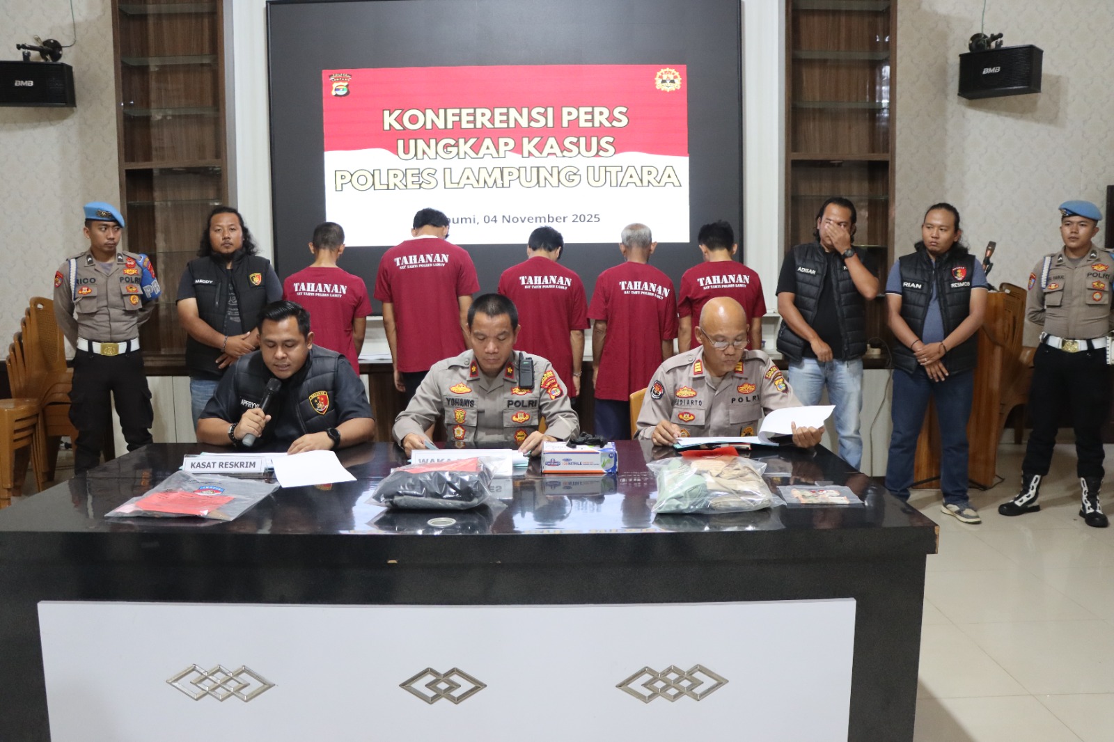 4 Kasus Berhasil Diungkap Polres Lampura, Hanya Dalam Sepekan