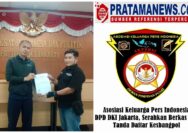 Asosiasi Keluarga Pers Indonesia DPD DKI Jakarta, Serahkan Berkas Izin Tanda Daftar Kesbangpol