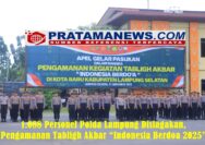 Para personel ditempatkan di sejumlah titik strategis dengan pembagian dalam beberapa satuan tugas, guna memastikan seluruh tahapan pengamanan berjalan optimal.