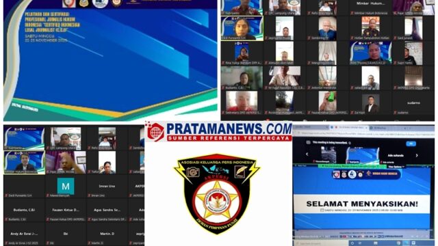 Asosiasi Keluarga Pers Indonesia (AKPERSI) bekerja sama dengan Mimbar Hukum Indonesia (MHI) sukses gelar Diklat Pelatihan Jurnalistik Hukum.