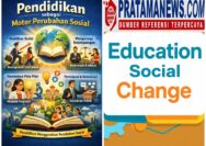 "Pendidikan adalah investasi jangka panjang yang menentukan masa depan masyarakat dan bangsa. Sebagai motor perubahan sosial, pendidikan mampu menciptakan individu yang berdaya, masyarakat yang adil, serta bangsa yang maju dan bermartabat".