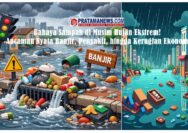 Foto: Bahaya Sampah di Musim Hujan Ekstrem! Ancaman Nyata Banjir, Penyakit, hingga Kerugian Ekonomi