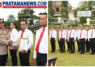 Foto: Kapolres Lampung Utara Beri Penghargaan kepada 17 Personel