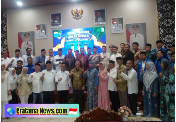 PengurHalal Bihalal dan Temu Kader  Alumni PMII Provinsi Sumateran  Selatan
