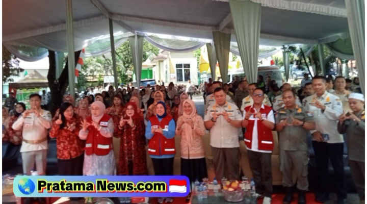 Donor Darah Warnai Rangkaian HUT Satpol PP, Linmas, dan Damkar