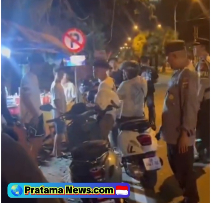 Personel Gabungan Pamapta Polres Karangasem Tindak Cepat Aksi Balap Liar