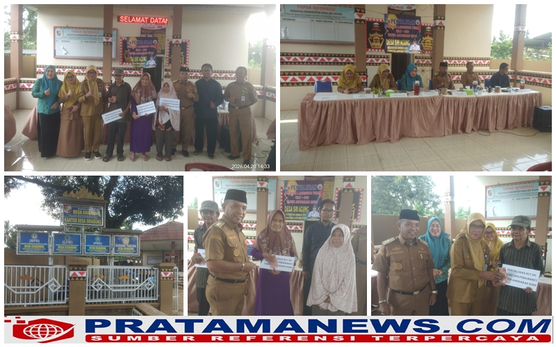 Amirudin Bagikan Langsung BLT DD Tahap I 2026 Desa Sri Agung, untuk 9 KPM!