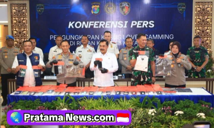 Polda Lampung Bongkar Sindikat Love Scamming dari Dalam Rutan, Kerugian Capai Rp1,4 Miliar
