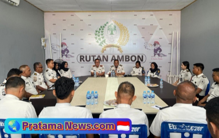 Dalam Upaya Tingkatkan Pelayanan, Rutan Ambon Terima Pengarahan dari Kalapas Ambon