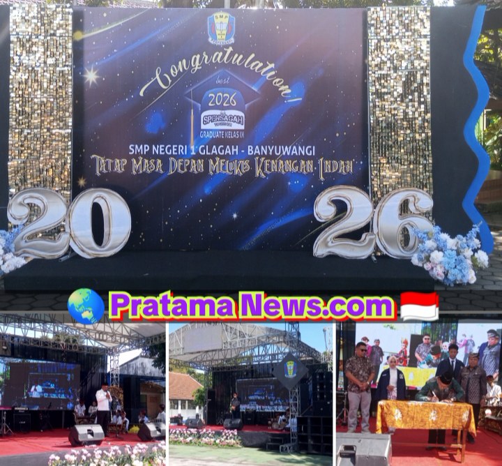 SMPN 1 Glagah Gelar Acara Perpisahan dan Pelepasan Siswa Kelas 9