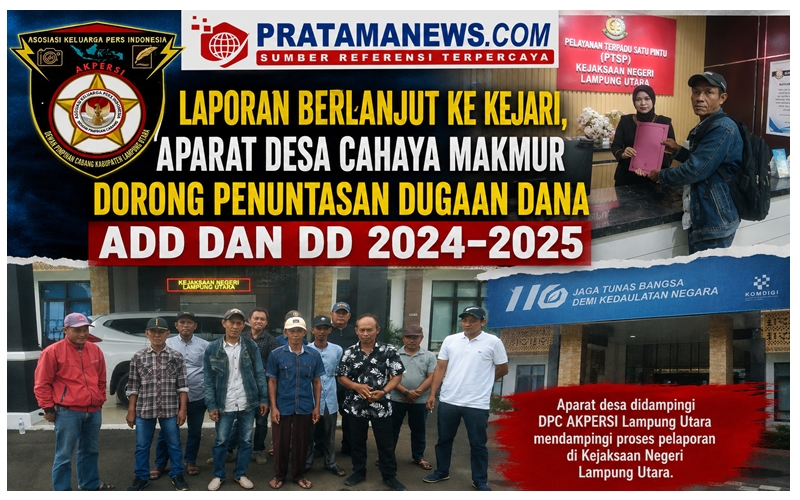 Foto: Laporan Berlanjut ke Kejari, Aparat Desa Cahaya Makmur Minta Penuntasan Dugaan Penyimpangan Dana ADD dan DD 2024–2025