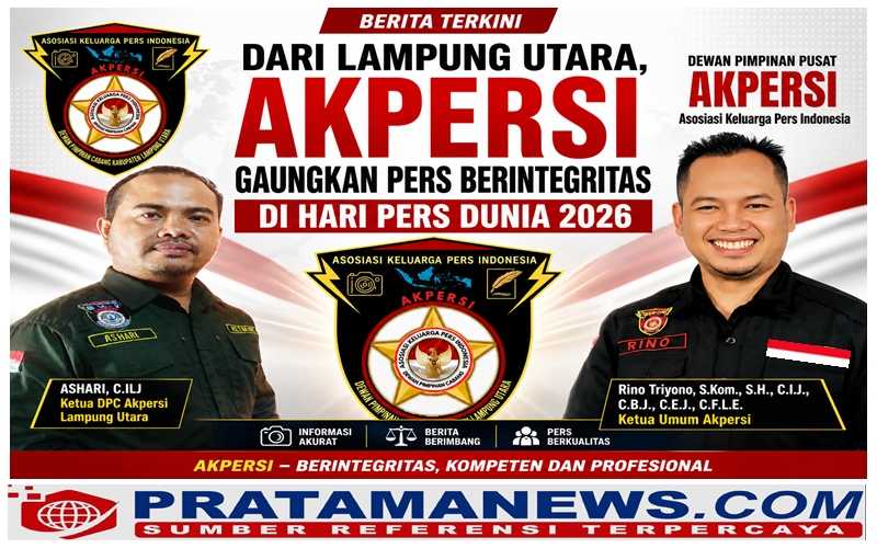 Peringati Hari Pers Dunia 2026, Ketua AKPERSI Lampung Utara: Pers Harus Tetap Berintegritas!