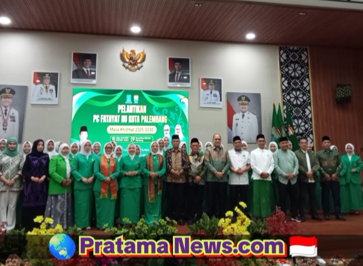 Pelantikan PC Fatayat NU kota Palembang masa khidmat 2025-2030