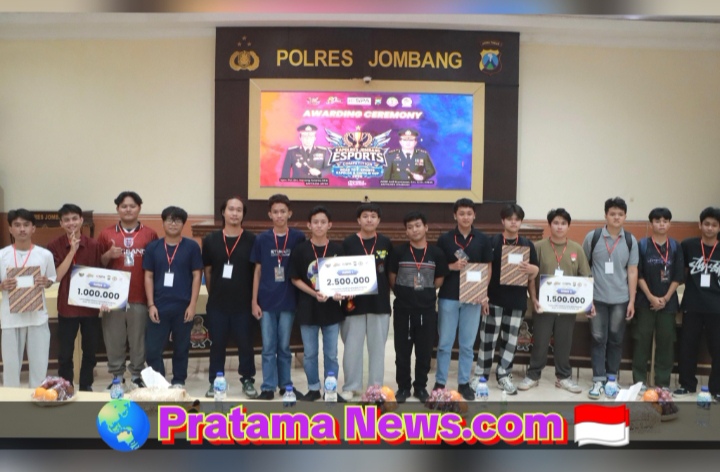 Turnamen Esport Mobile Legends Kapolres Jombang Cup Sukses Digelar, Juara Siap Wakili Jombang ke Tingkat Polda Jatim