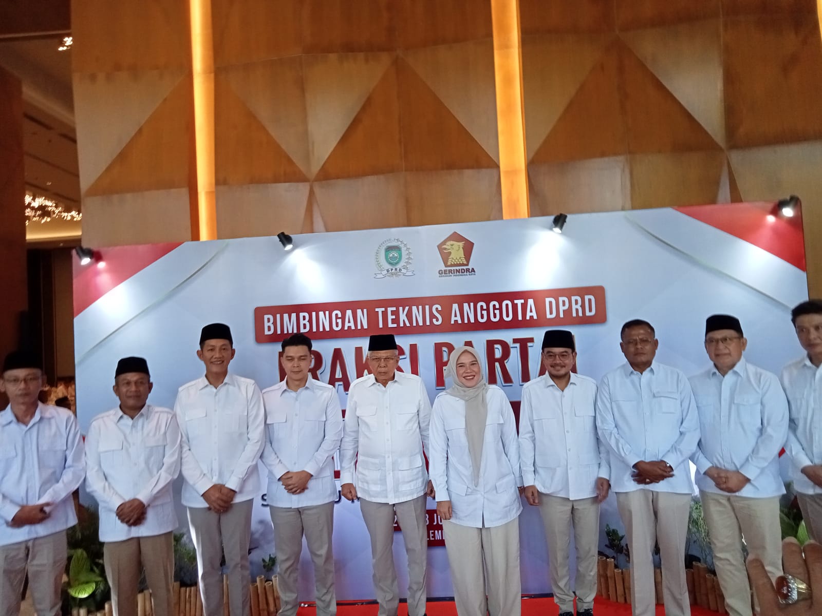 Pembukaan Bimtek Anggota DPRD Fraksi Partai GERINDRA se-SUMSEL