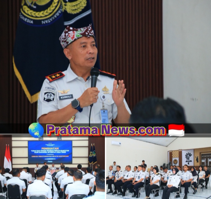 Beri Pengarahan di Lapas Banyuwangi, Kakanwil Kusnali Jabarkan Strategi Tiga Kunci Pemasyarakatan Aman