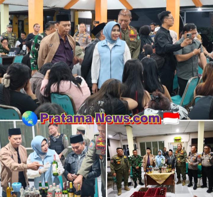WABUP HJ MAMIK IDAYANTI SIDAK LOKASI PKL DAN KARAOKE DI KAWASAN TOL HK JABON, PULUHAN LC JALANI TES HIV/AIDS