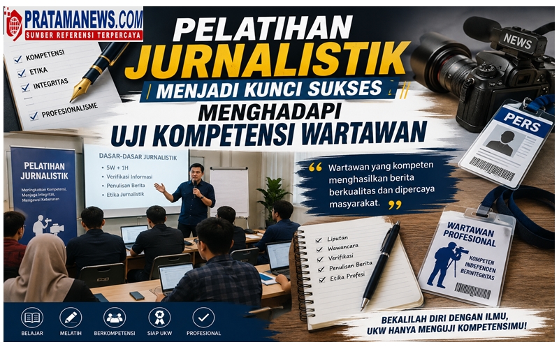 Pelatihan Jurnalistik, Menjadi Kunci Sukses Menghadapi Uji Kompetensi Wartawan