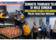 Sengketa Transaksi Telur di Hulu Sungkai Diselesaikan Secara Kekeluargaan, Polisi Fasilitasi Mediasi