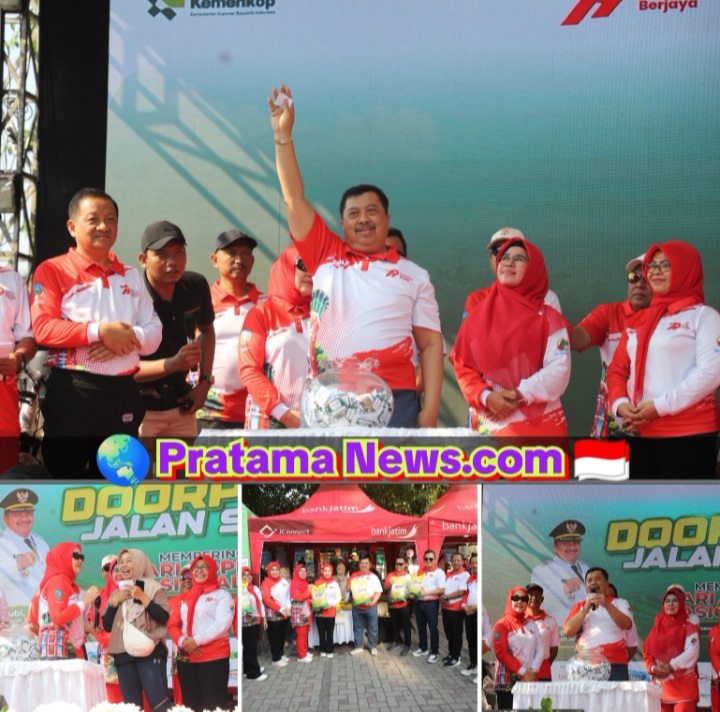 Semarak Dan Sukses Harkopnas ke-79 di Jombang: Ribuan Warga Ikuti Jalan Sehat, Berhadiah 2 Paket Umroh