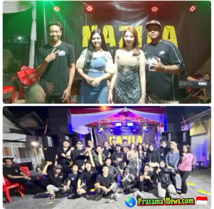 SEMARAK HUT RI KE-81, KARANG TARUNA DUSUN KEDUNGANTEN TANGGULANGIN GELAR PENTAS SENI MUSIK MERIAH