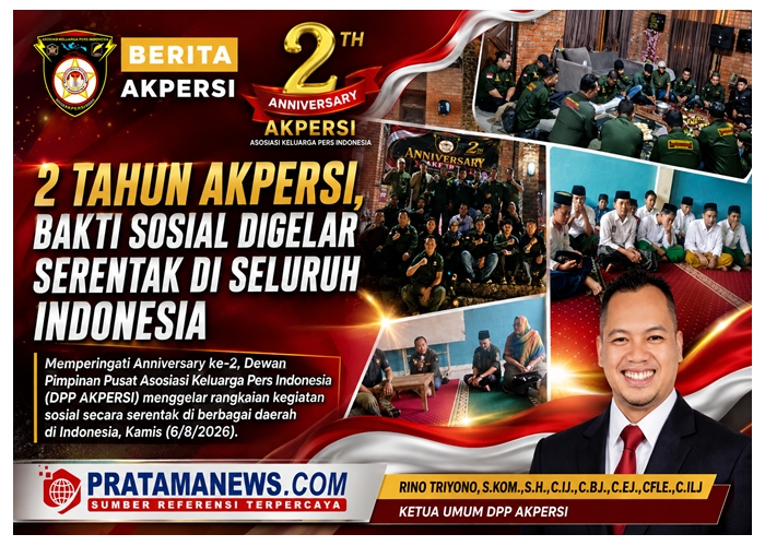 2 Tahun Berdiri, AKPERSI Tandai Anniversary dengan Gerakan Sosial Serentak di Berbagai Daerah