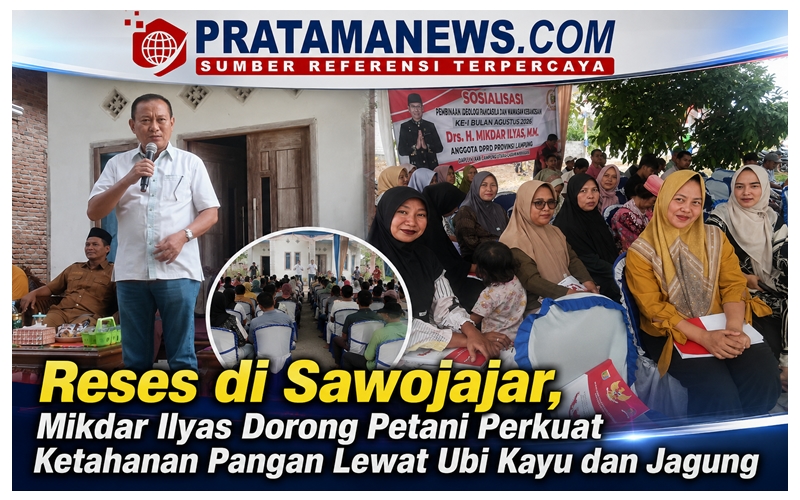 Reses di Sawojajar, Mikdar Ilyas Dorong Petani Perkuat Ketahanan Pangan Lewat Ubi Kayu dan Jagung