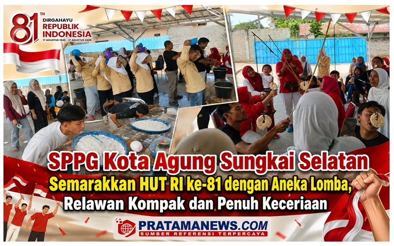SPPG Kota Agung Sungkai Selatan Semarakkan HUT RI ke-81 dengan Aneka Lomba, Relawan Kompak dan Penuh Keceriaan
