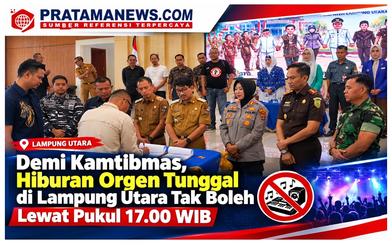 Demi Kamtibmas, Hiburan Orgen Tunggal di Lampung Utara Tak Boleh Lewat Pukul 17.00 WIB