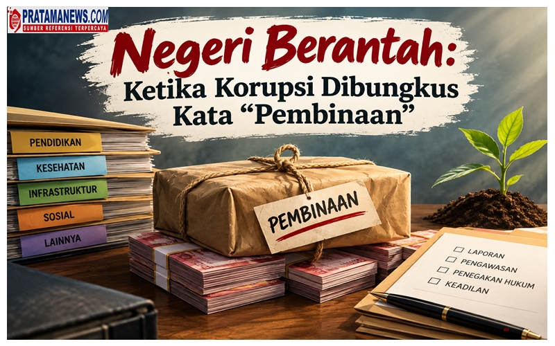 Cerita Negeri Khayalan Berantah, Ketika Korupsi Dibungkus Kata “Pembinaan”