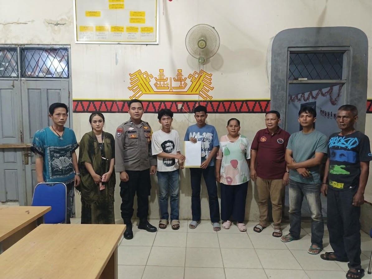 Kedepankan Problem Solving, Polsek Kotabumi Kota Fasilitasi Perdamaian Dua Pemuda