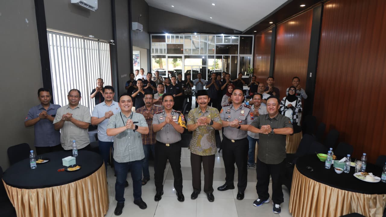 Jalin Sinergitas, Kapolres Jombang Silaturahmi dengan Paguyuban SPBU dan SBM Pertamina Surabaya