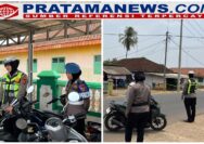 Pastikan Keamanan Saat Sholat Jumat, Polwan Polres Lampung Utara Lakukan Pengamanan Masjid